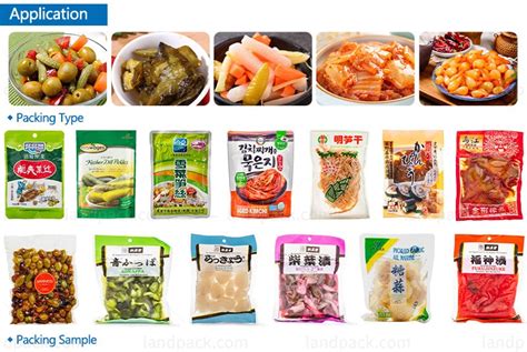 High Efficiency Vacuum Pickle Kimchi Premade Pouch Packing Machine