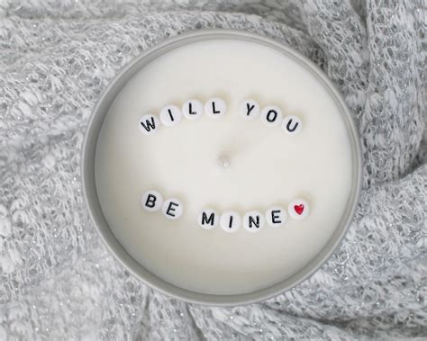 Will You Be Mine Hidden Message Candles Gifts for Her - Etsy