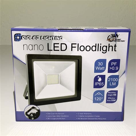 Pioled Nano 30w Led Floodlight Cool White Titan Supplies