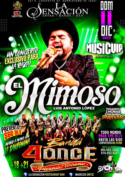 El Mimoso Luis Antonio Lopez Tickets Boletosexpress