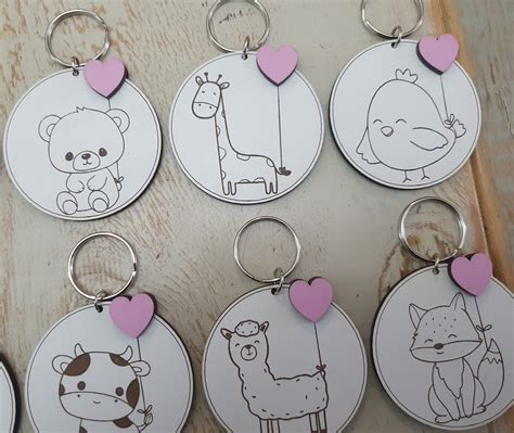 MOTHER'S DAY ANIMAL KEYRINGS - Laser Lief