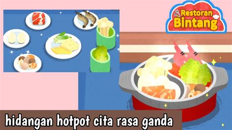 Babybus Panda Kecil Restoran Bintang Hidangan Hotpot Cita Rasa