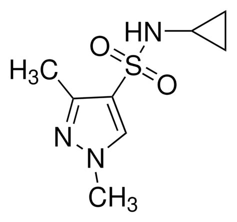 N CYCLOPROPYL 1 3 DIMETHYL 1H PYRAZOLE 4 SULFONAMIDE AldrichCPR Sigma