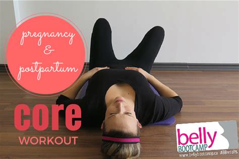 Abs Core And Pelvic Floor Workout For Pregnancy And Postpartum The Reset