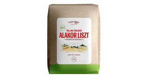 Grana Antico KÖvesmalmi Bio Alakor Liszt Teljes őrlésű 1 Kg Natur Reform