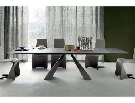 Extendable Glass Dining Table Eliot By Cattelan Italia Mig Furniture