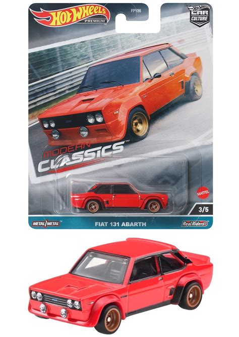 Amazon ホットウィール Hot Wheels カーカルチャー モダンクラシックス フィアット アバルト 才 HKC ミニカーダイキャストカー ホビー