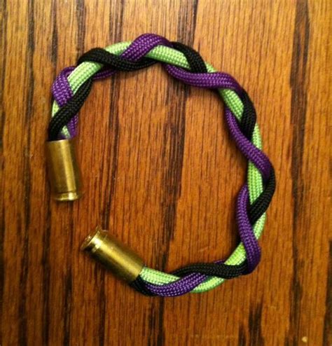 Bracelet With Memory Wire And Shell Casings Glued To Ends Rope Bracelet Jewelry Memory Wire