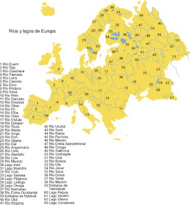 C.$ocial3$ díí $aanDri: Ríos y Lagos de Europa