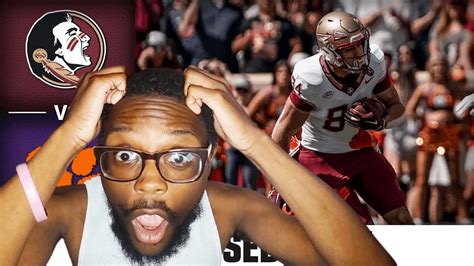 Clemson Vs Florida State Full Game Highlights Reaction Youtube