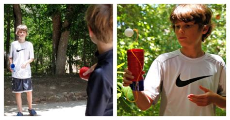 DIY Ball and Cup Game from Recycled Coffee Creamer Bottles | Kids ...