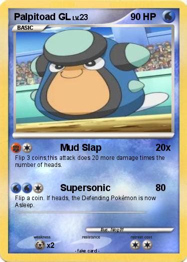 Pokémon Palpitoad GL - Mud Slap - My Pokemon Card