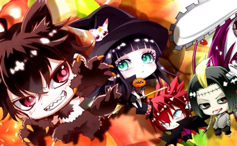 Download Cute Anime Boy in a Halloween Costume Wallpaper | Wallpapers.com