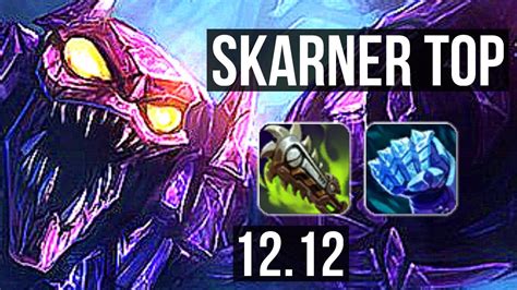 SKARNER Vs JAYCE TOP Rank 3 Skarner 4 8M Mastery 5 0 1 1400