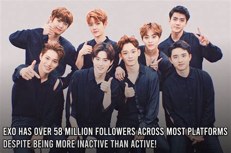 EXO CHARTS On Twitter EXO Has 58 Million Followers Across Most