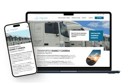 Presentamos nuestra nueva web Transportes Suárez y Loureda