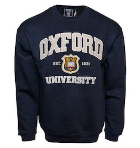 Ou201 Unisex Licencia Oxford University Sudadera Etsy España