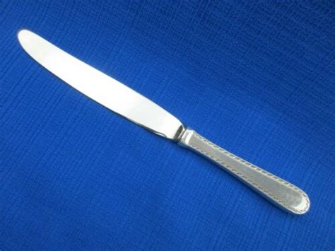 Kirk Winslow Sterling Silver Handle Stainless Blade Dinner Knife Marked