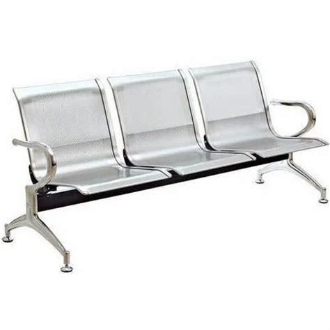 Silver Stainless Steel Three Seater Bench At 5500 In Jaipur ID