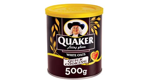 Quaker Quick Cooking White Oats In A Tin 500g Amazonae Grocery