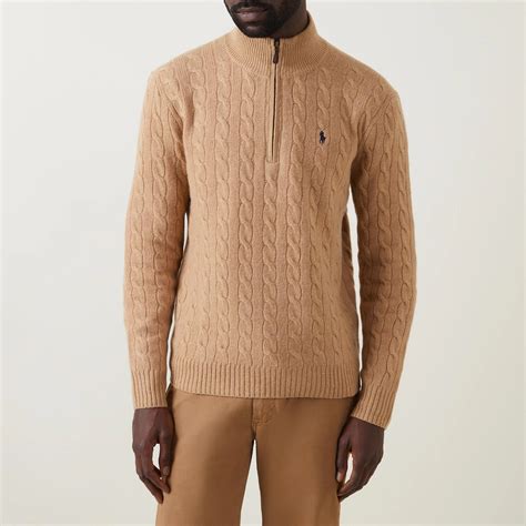 Polo Ralph Lauren Cable Knit Half Zip Sweater