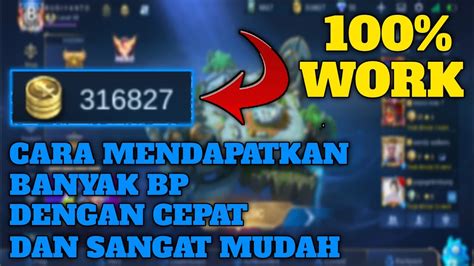 Cara Cepat Dan Mudah Mendapatkan Battle Point Mobile Legends Youtube