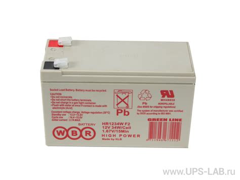 WBR HR 1234W - купить аккумулятор с доставкой по РФ в интернет-магазине ...