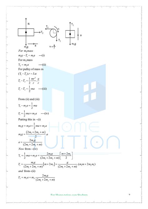 Important Questions For Class 11 Physics Chapter 7 System Of Particles And Rotational Motion