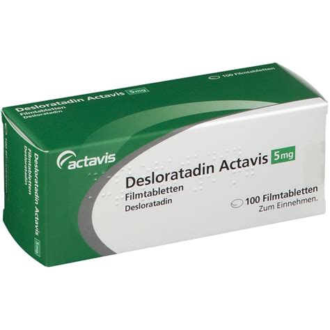 Desloratadin Actavis Mg St Mit Dem E Rezept Kaufen Shop Apotheke