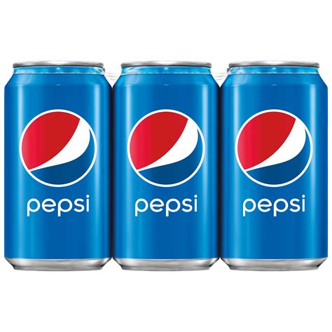 Pepsi Cola, 12 Fl Oz, 6 Pack Cans - Walmart.com