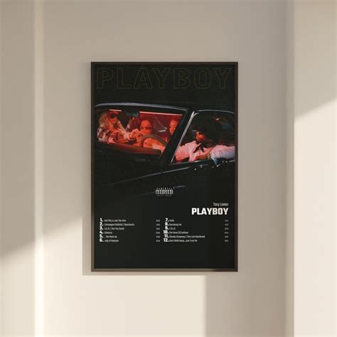 Tory Lanez Playboy Album Cover Poster Wall Art Tory Lanez Etsy