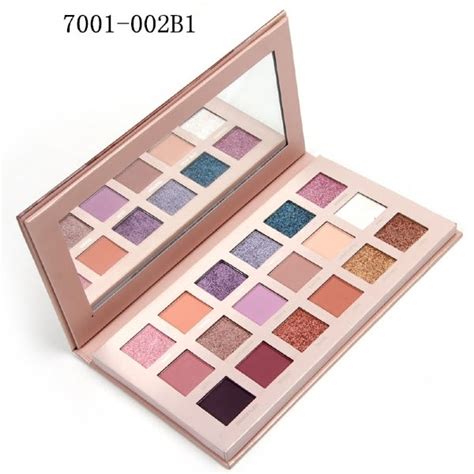 Paleta De Sombra New Nude 18 Cores Colorida Miss Rose Ref 7001 002B1