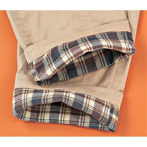 Guide Gear® 32 Inseam Flannel Lined Cargo Pants Khaki 121295