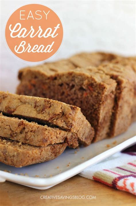 Easy Carrot Bread Quick Breads For Fall Recipe Carrot Bread