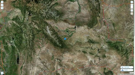 Lander, Wyoming Map