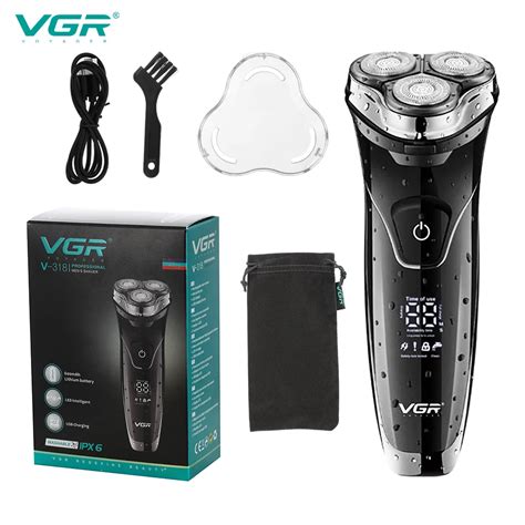 Vgr Shaver Professional Shaving Machine Electric Razor Waterproof Beard