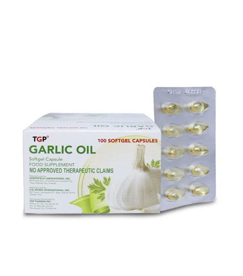 Garlic Oil 1272mg Softgel Capsule 100s