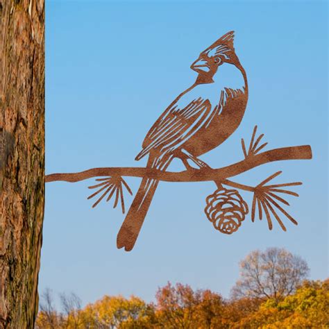 Noahammer Metal Birds Cardinal Yard Decor Outdoor