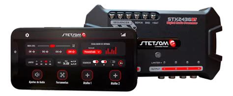 Processador Áudio Stetsom Stx 2436bt Bluetooth 2 Canais Frete grátis