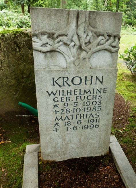 Matthias Krohn Find A Grave Memorial