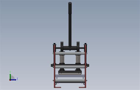 Solidworks中的冲床solidworks 2021模型图纸下载 懒石网