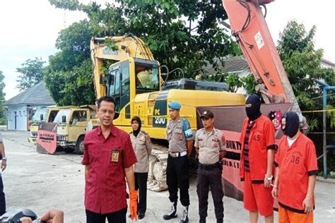 Lagi Polisi Bongkar Praktik Tambang Ilegal Di Bedoyo Ponjong