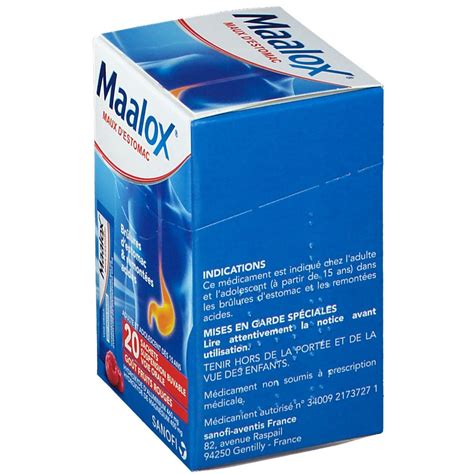 Maalox Maux D Estomac Pc S Redcare Pharmacie