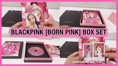 Unboxing BLACKPINK 2nd ALBUM BORN PINK BOX SET PINK Ver YouTube