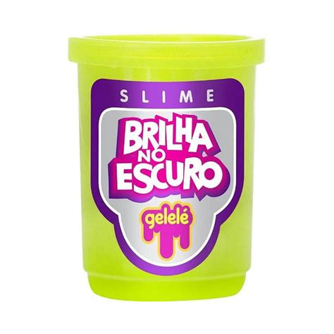Slime Que Brilha No Escuro - Slime que Brilha no Escuro 110g- Gelelé – Livraria e Papelaria Brasil