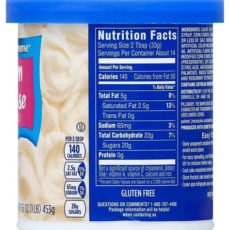 Pillsbury Baking Creamy Supreme Cheese Frosting 16oz 16 Oz Shipt