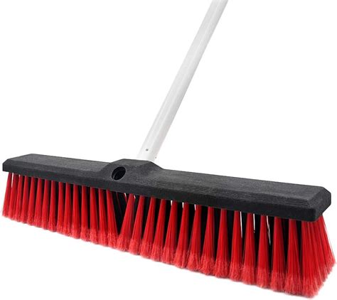 Push Broom Stiff Indoor Outdoor Rough Surface Floor Scrub