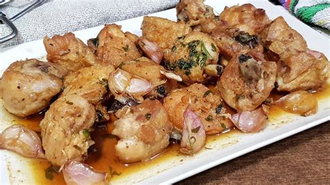 Pollo al ajillo la receta mas fácil y con mas sabor del mundo YouTube