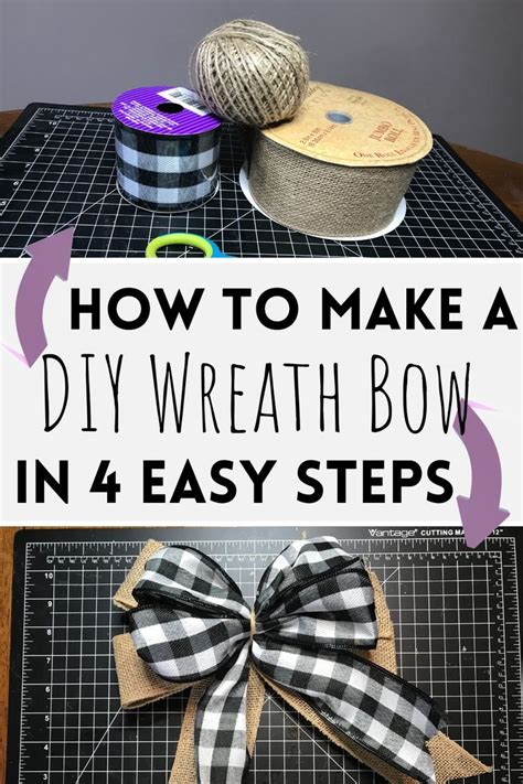 Easy Double Layered Bow For Wreaths Step By Step Simply Crafty Life Diy Wreath Bow