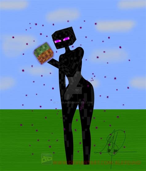 Enderman Girl By Alexdjhd On Deviantart